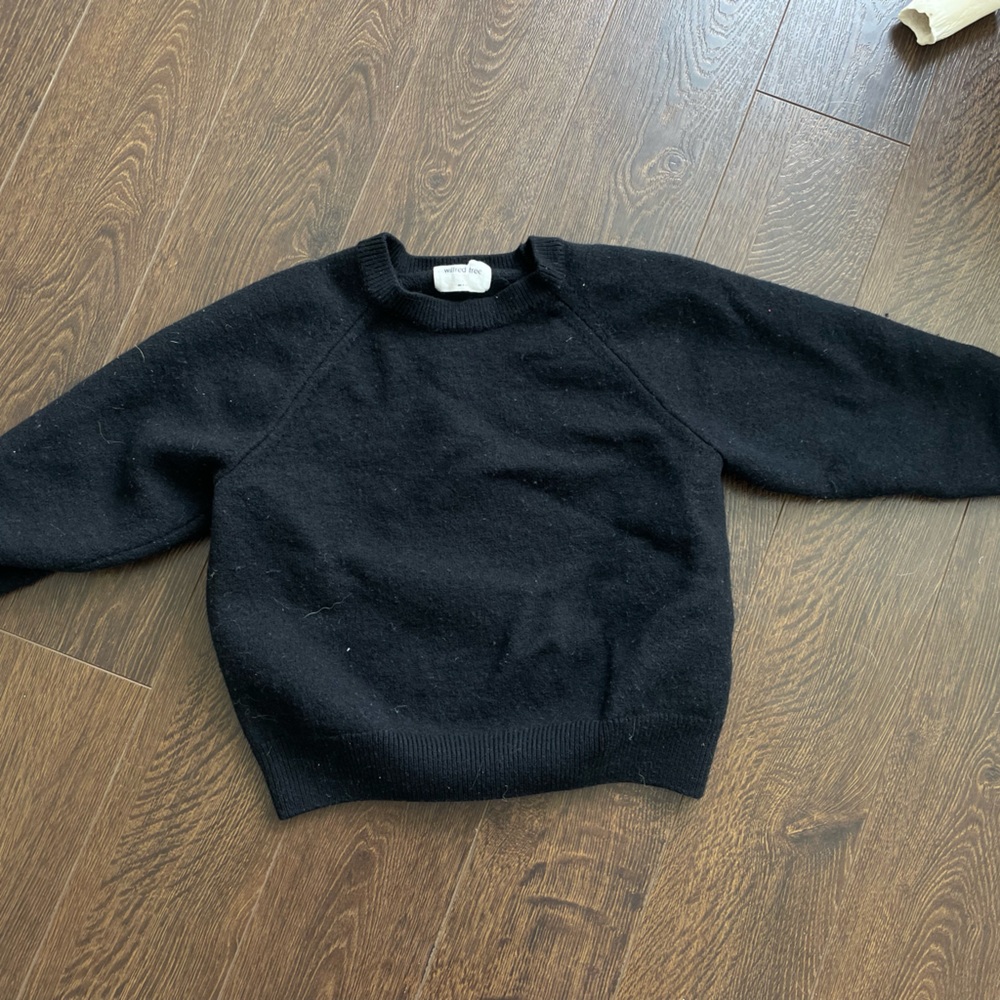 Wilfred Free Wool Black Sweater